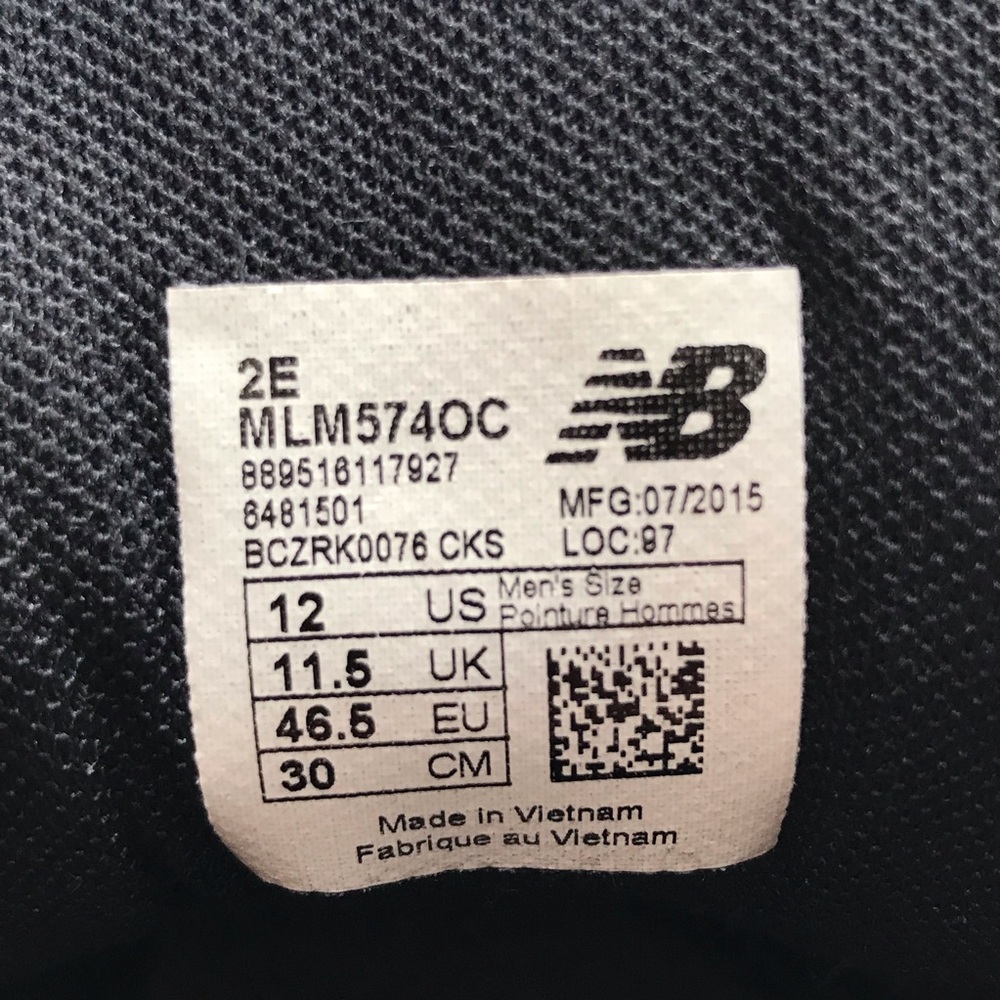 New Balance Classic 574 Casual Comfort Shoes 12 2E - Picture 11 of 13